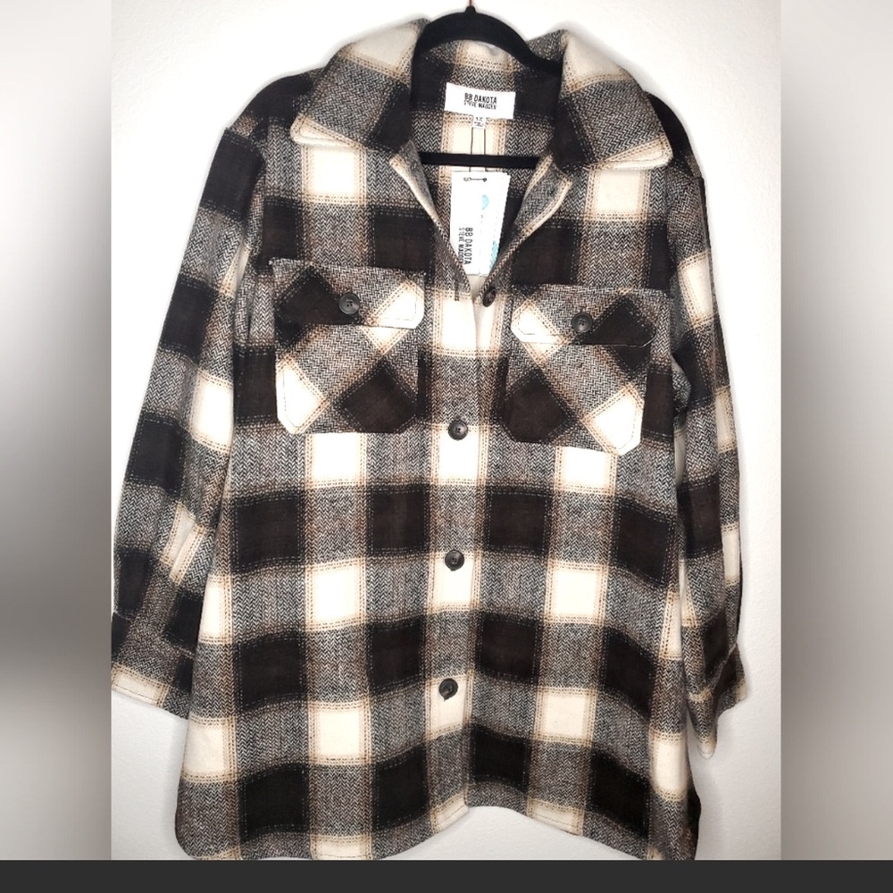 Steve Madden heavy duty flannel jacket